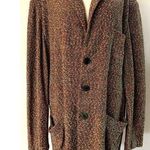 Missoni RARE Vintage Knit Sweater Blazer Shacket Orange Tag Size 52 (US 16) Photo 0