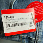 Spanx  XS Pull On Denim Straight Leg Jeans Vintage Indigo Stretch Photo 7