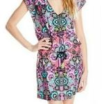 Nanette Lepore Swim Bali Batik Colorful Swim Coverup Dress Size Medium Photo 0