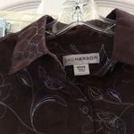 Sag Harbor FINAL MARKDOWN Ladies  ultra suede blouse medium Photo 3