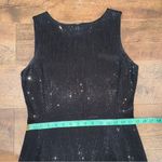 St. John  Couture by Marie Gray Sequin Knit Elegant Black Sleeveless Dress Photo 12