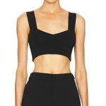 ALC Frank A.L.C Jordana Bra in Black Medium New Womens Cropped Tank Top Photo 0