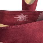 Seychelles Burgundy Maroon Suede Pointed Toe Flats Size 10 W Women’s Slip On Photo 6