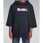 G-star Raw  Hooded Sweatshirt Women Large Oversized Adjustable Graphic Pullover Photo 1