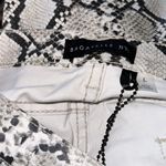 Bagatelle NWT  Collection Coated Faux Leather Cotton Python 5 Pocket Pants Photo 5