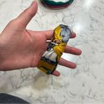 Set of Two Fabric Twist Center Headbands Yellow Photo 3