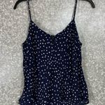 Elodie Women's Navy Blue Polka Dot Sleeveless Blouse - Size XL - Preppy Academia Photo 6