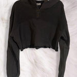 POL Charcoal Cropped Hoodie Photo 0