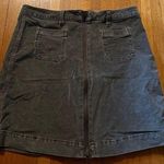 Jag jeans JAG Gray Corduroy Zipper Mini Skirt, Size 12 Photo 0