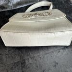Akira  White Croc-Embossed Bag Photo 5
