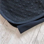 Rebecca Taylor Black Quilted Zipper Detail Silk Lined Skirt Sz 8 Photo 4