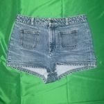Saint Laurent Paris High Rise Denim Mini Shorts size 31- Runs Small Photo 0