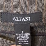 Alfani | Grey/Gold Pinstripe Chevron Trousers Photo 4