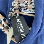 Doublju Womens Sweatshirt Size 3X NWT Navy Blue Cowl Neck Oversized Lounge Comfy Photo 5