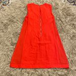 Ted Baker  Josa Red Orange Tunic Shift Dress with a Chiffon Outer Layer size 2 Photo 9