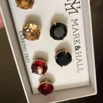 Mark&Hall gift box of 3 sets of stud earrings Black Photo 1
