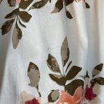 Blush  Floral Cap Sleeve Bohemian Blouse Shirt Ruched Neck Size 2X EUC #1357-LA Photo 2