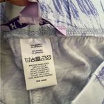Hale Bob Bamboo Purple Palm Leaves Pajama Peplum top and Pants Set size S Photo 9