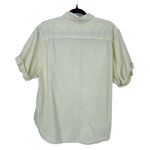 Denim Forum Unisex Light Yellow‎ Short Sleeve Button Photo 6