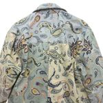 BlankNYC Coming Through Paisley Denim Jacket Size M Blue Size M Photo 4