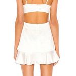 Lovers + Friends White Satin Dress Photo 1