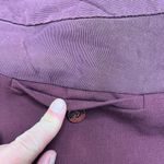 Ted Baker  London Oderat Wide Leg Cropped Burgundy Pants Sz 2 Photo 5