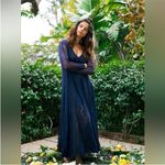 We are HAH Mama C Navy Lace Panel‎ Dress Blue Photo 1