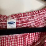 Old Navy  Red Gingham Off Shoulder Top Sz XS Photo 6