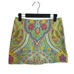 Shoshanna Colorful Bohemian Hippie Retro Mini Skirt Photo 1