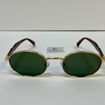 Oval Sunglasses / Gold Color Oval Sunglasses Photo 0