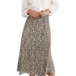 J.Crew Midi Cheetah Animal Print Skirt A Line Light Weight Stretch Waist Sz XS/S Photo 7