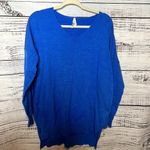 Dreamers  By Debut Blue Long Sleeve Sweater Viscose Soft M/L Photo 1