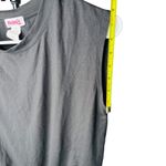 Madrag black sleeveless banded waist shirt size medium Photo 8