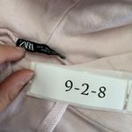 ZARA Dress Womens Small Pink Los Angeles Sweatshirt Hooded Mini Photo 4