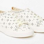 Loft  Off White Eyelet Sneakers Photo 0