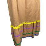 Vilagallo Lenna Midi Linen Shift Dress Sz. 42 (US M) Brown Size M Photo 1