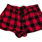 Stars Above Buffalo Plaid Ref Black Bedtime Sleepwear Short Pajama Pants SZ XS Photo 0