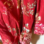 Denim & Supply Ralph Lauren  Red Floral Babydoll Mini Dress Size Large Photo 6