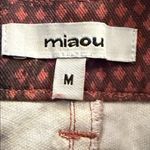 Miaou Graphic Brown Fargo Straight Leg Trousers Size Medium Photo 7