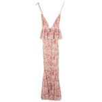 La Maison Talulah The Faithful Maxi Dress Pink Floral Pearl Size Small S EUC Photo 2