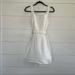 Solid & Striped White Denim Dress with Belt Photo 6