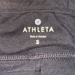 Athleta Be Free Running Leggings Black Gray Reflective High Rise Size Small Photo 6