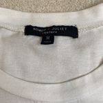 Romeo + Juliet Couture Romeo & Juliet White Embellished Tee Photo 2