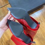 INC  Boots Red Heeled Knee High  Photo 2