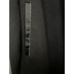 White House | Black Market Jacket Womens Medium Black Waterfall Open Front Draped Photo 3