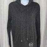 Michael Kors Gray Pullover Hoodie Sweatshirt Photo 0