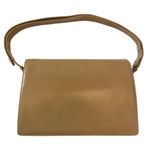 Fendi Vintage Square Flap Tan Leather Shoulder Bag Photo 14
