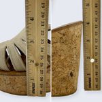 St. Tropez KJ K. Jacques Tan Suede Strappy Buckle 4" Cork Wedge Sandal 39 7.5 8 Photo 8