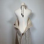 Steve Madden ‘Mary Beth’ Pinstripe Sleeveless Dress Cotton Linen Women’s Size XS Photo 9