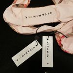 Vitamin A ππ Bikini Set Talia Top + Luciana Bottom White Ginger 10 Large L NWT Photo 12